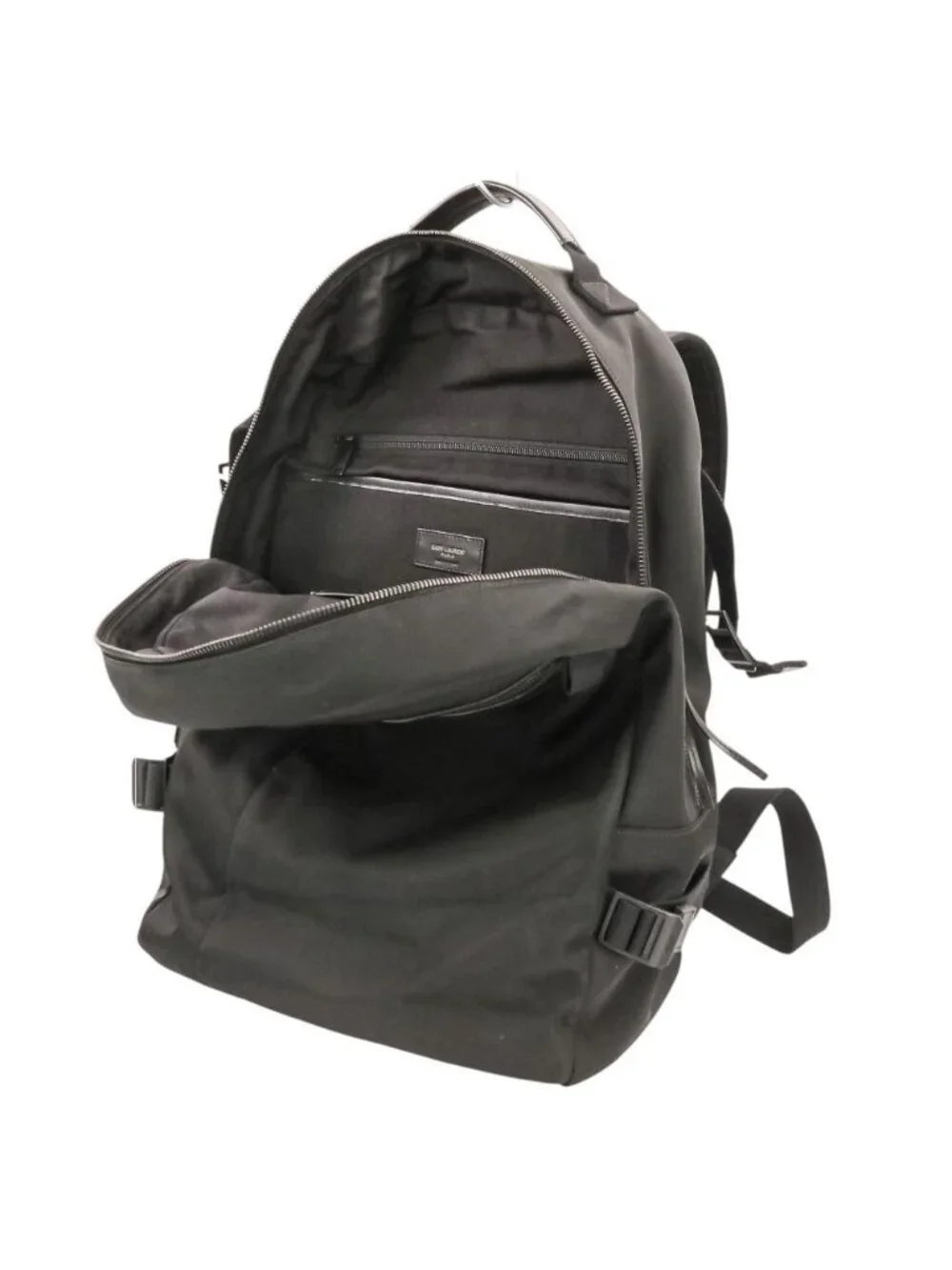 Saint Laurent Paris City Trekking Backpack Day Black